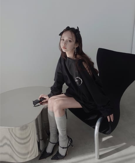 ビジューロングスリーブT / Bijou Long Sleeve T