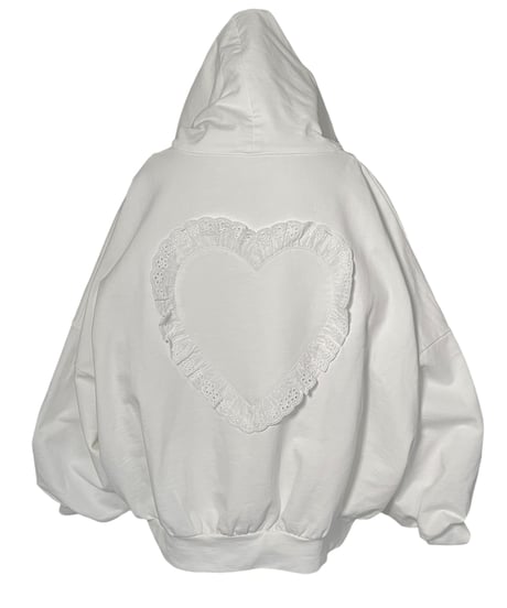 【Milk】ハートジップアップフーディー /Heart Zip-up Hoodie