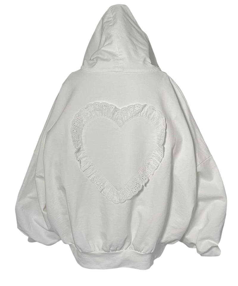 Milk】ハートジップアップフーディー /Heart Zip-up Hoodie | FIC