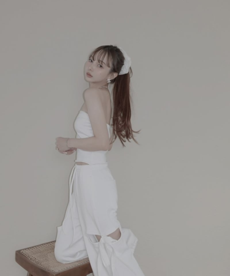 コットンレースビッグシュシュ/CottonLace Big Chouchou | FICTIO