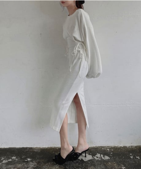 バックスリットロンTワンピ /Back Slit Long Sleeve T One-Piece