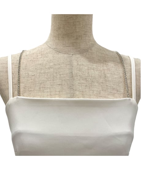 ビジューストラップスリットワンピ / Bijou Strap Slit One-Piece
