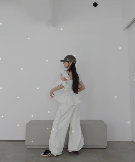 【Milk】コットンレーストップ(+ビッグシュシュ）/ CottonLace Top(+BigSHUSHU)