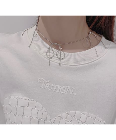 Ribbon Necklace [Silver925]