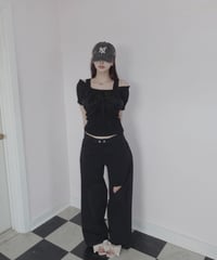［Black］2wayデニム / 2way Denim