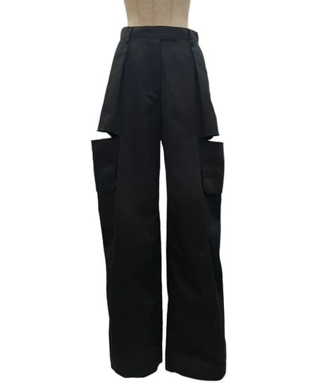 サイドカットタックパンツ / Side Cut Tack Bottoms