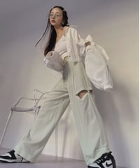オープンスリーブリボンブルゾン / Open Sleeve Ribbon Blouson