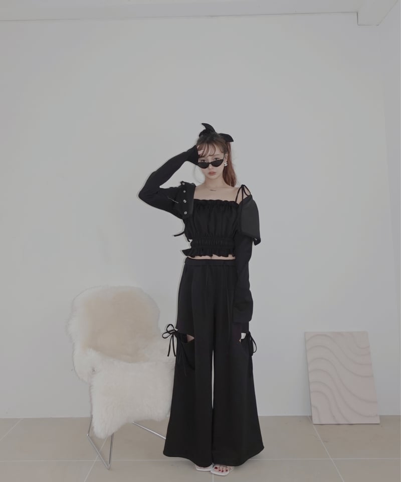 クロップドフーディー/Cropped Hoodie | FICTION TOKYO OFFIC