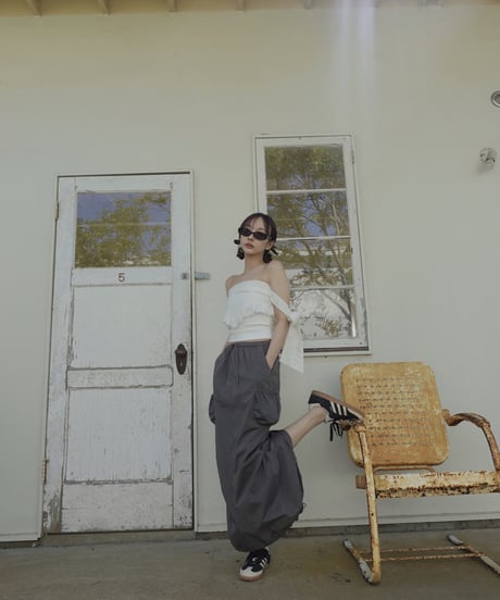 バックスリットカーゴスカート / Back Slit Cargo Skirt