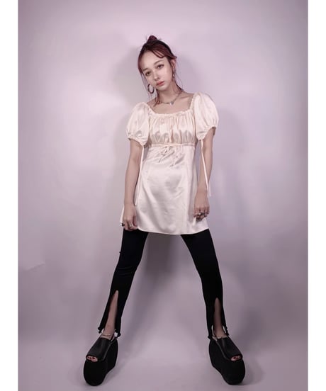 Emboss Tunic One-Piece　型押しチュニックワンピース