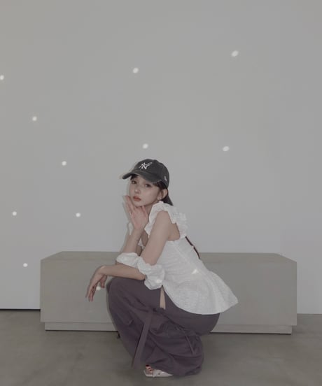 【Milk】コットンレーストップ(+ビッグシュシュ）/ CottonLace Top(+BigSHUSHU)