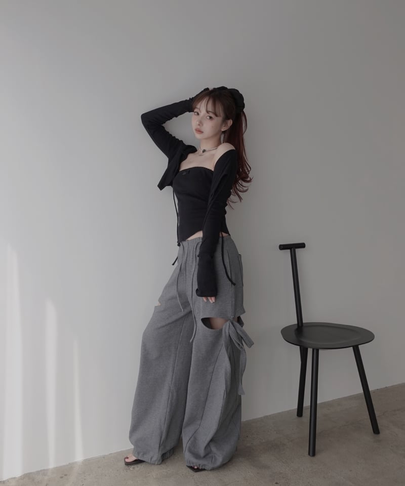 リボンカーディガン/Ribbon Cardigan | FICTION TOKYO OFFIC