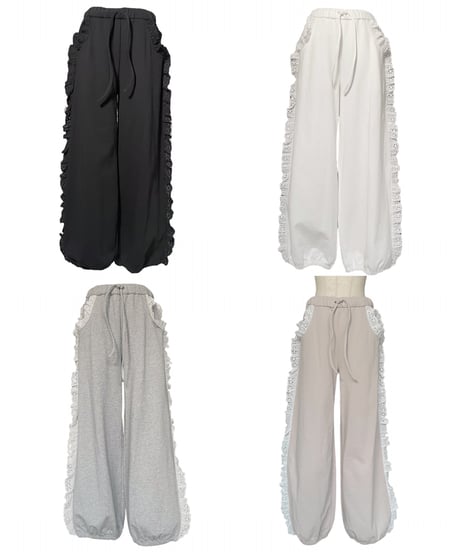 フリルスウェットパンツ /Frill Sweat Pants