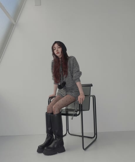 フロントクロスニットカーディガン / Front Cross Knit Cardigan