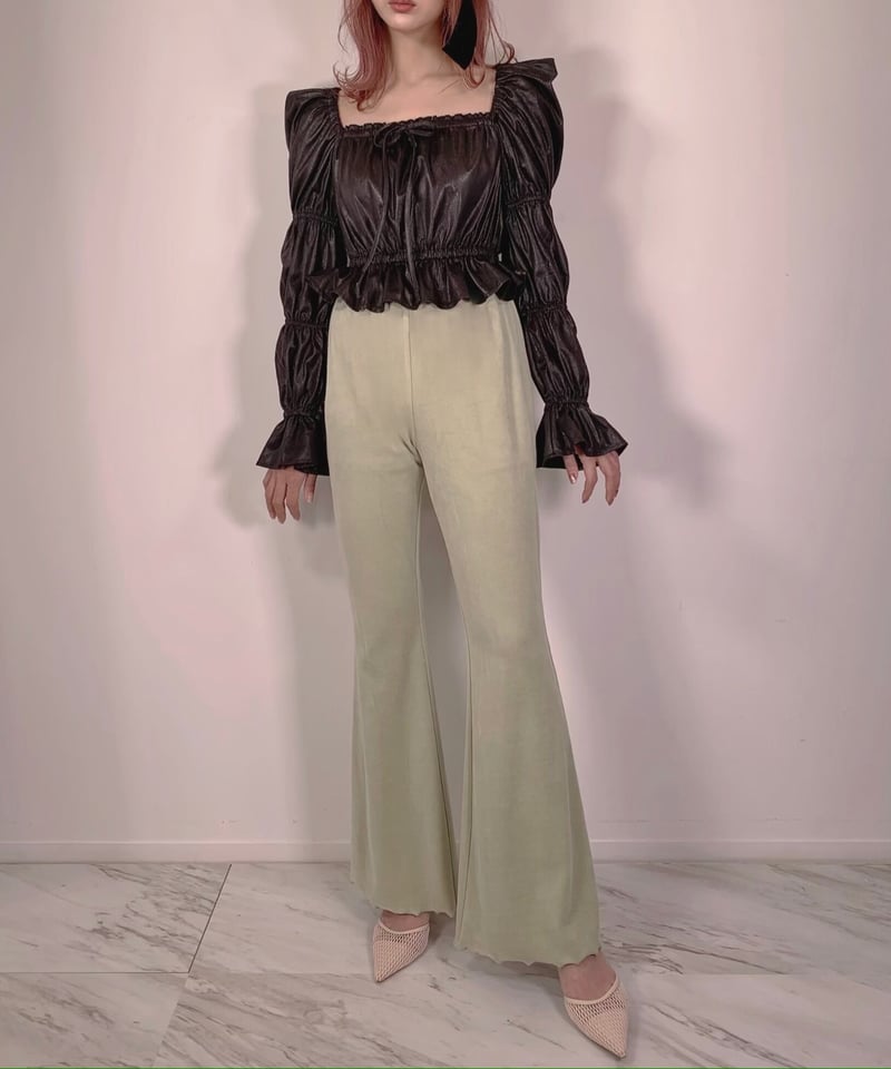 Front Ribbon Tops フロントリボントップス | FICTION TOKYO O