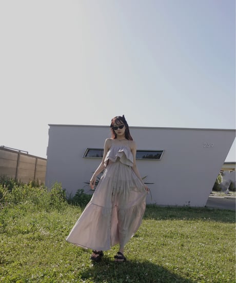 3wayスリーブボリュームフリルトップ / 3Way Sleeve Volume Frills Top