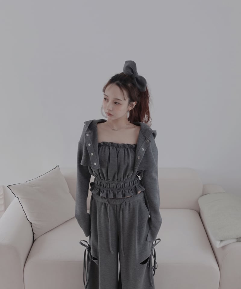 トップス2点セット】キャミソール＋フーディ | FICTION TOKYO OFFICIAL