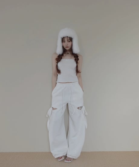 ポイントレースベアトップ/Point Lace Bandeau Top