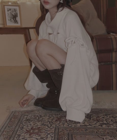 レースアップチュニックワンピ /  Laceup Tunic One-Piece