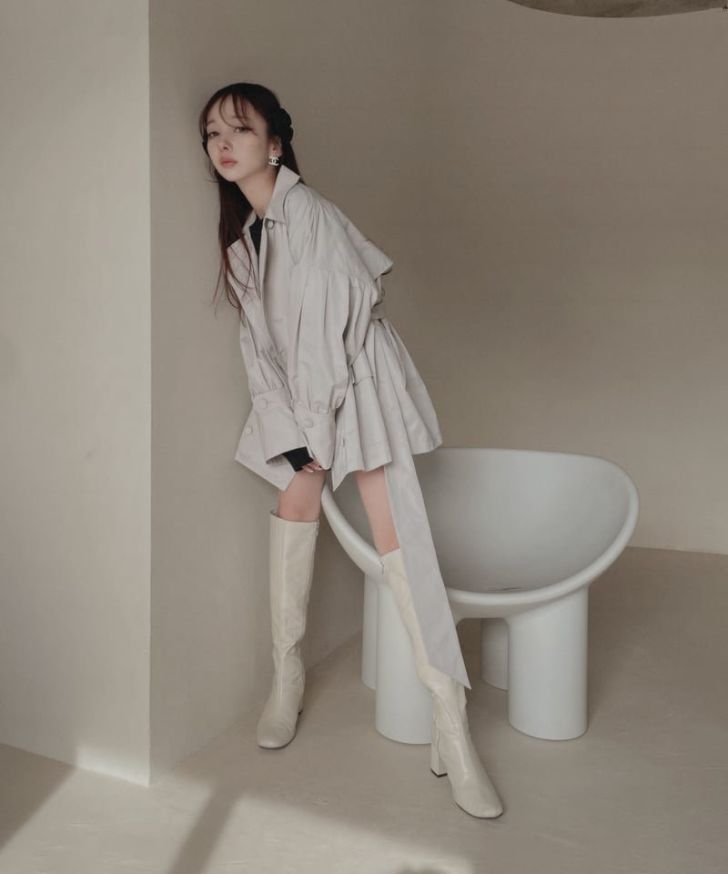 ボリュームスリーブトレンチコート / Volume Sleeve Trench Coat |
