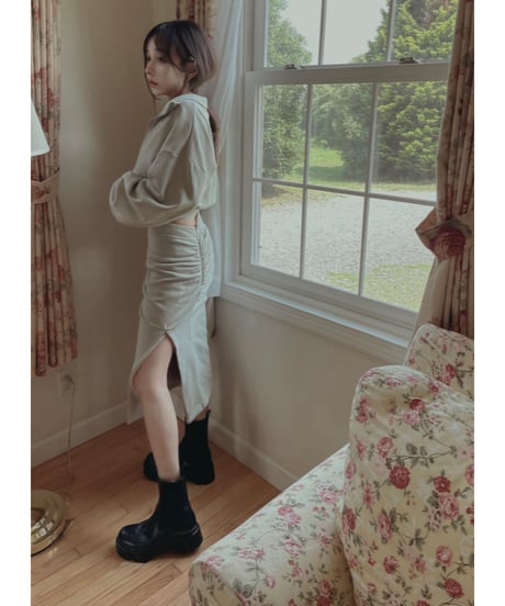 スリットスウェットスカート /Slit Sweat Skirt
