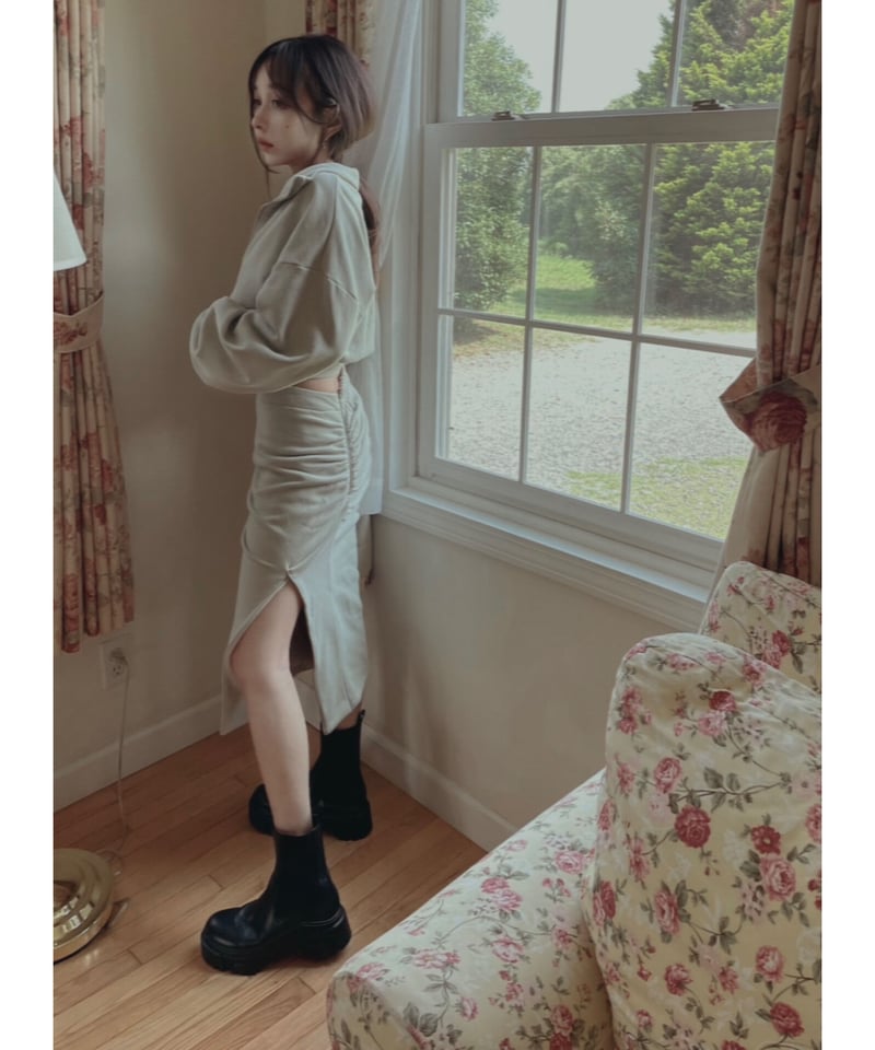 スリットスウェットスカート /Slit Sweat Skirt | FICTION TOKYO...