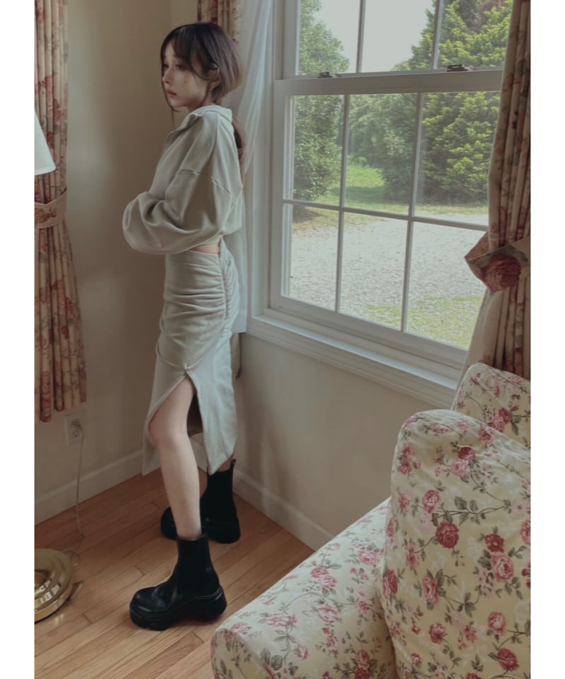 スリットスウェットスカート /Slit Sweat Skirt | FICTION TOKYO スリットスウェットスカート /Slit Sweat Skirt | FICTION TOKYO