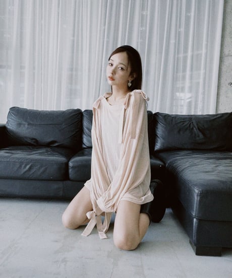 シアーリボントップ /Sheer Ribbon Top