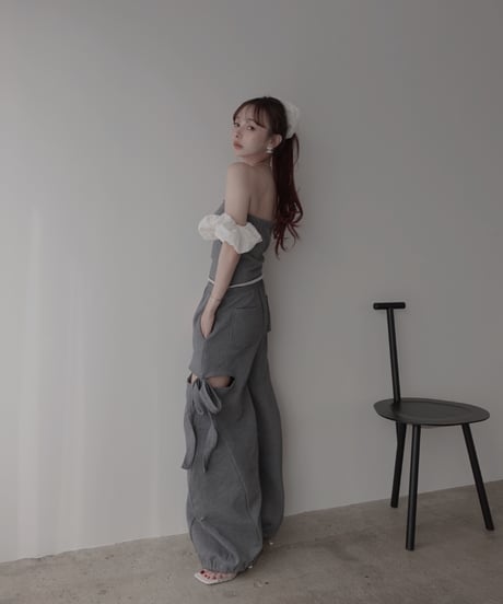 サイドカットスウェットパンツ/Side Cutting Sweat Pants