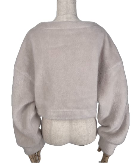 クロップドアシンメトリーカーディガン / Cropped Asymmetry Cardigan