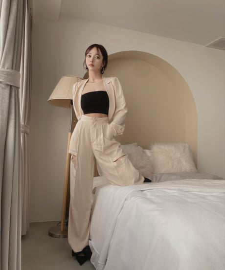 サイドカットシアーパンツ / Side Cutting Sheer Pants