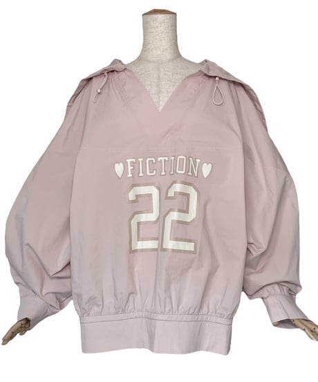 【Pink】♡22♡2Wayカラートップ / ♡22♡2Way Collar Top