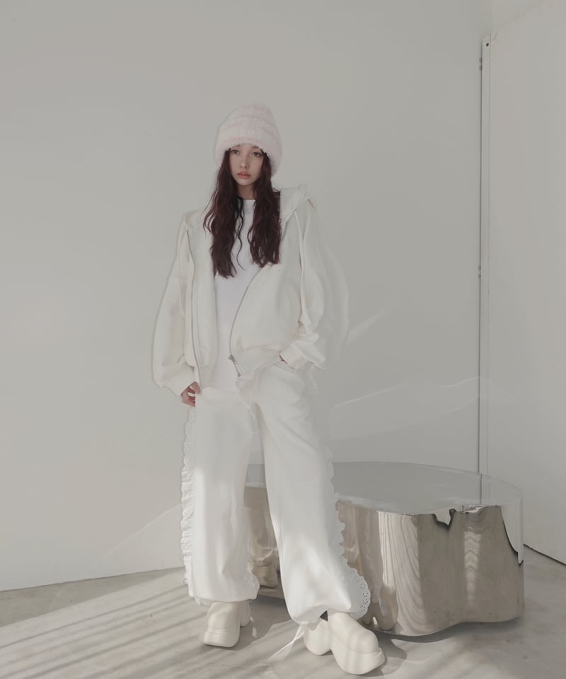 Milk】ハートジップアップフーディー /Heart Zip-up Hoodie | FIC