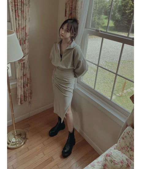 スリットスウェットスカート /Slit Sweat Skirt