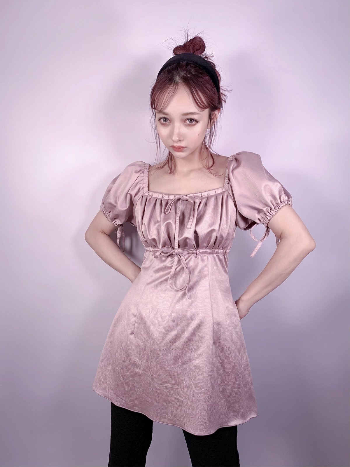 Emboss Tunic One-Piece 型押しチュニックワンピース | FICTION  