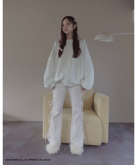 【Milk】♡ Croco Kitty ♡ ボリュームスリーブスウェットトップ / ♡Croco Kitty♡ Volume Sleeve Sweat Top
