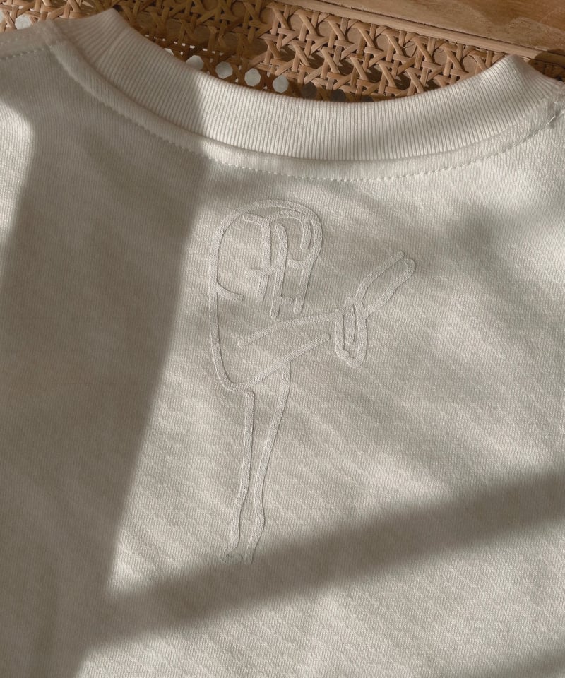 クロコハートスウェットトップ / Croco Heart Sweat Top | FICTIO クロコハートスウェットトップ / Croco Heart Sweat Top | FICTIO