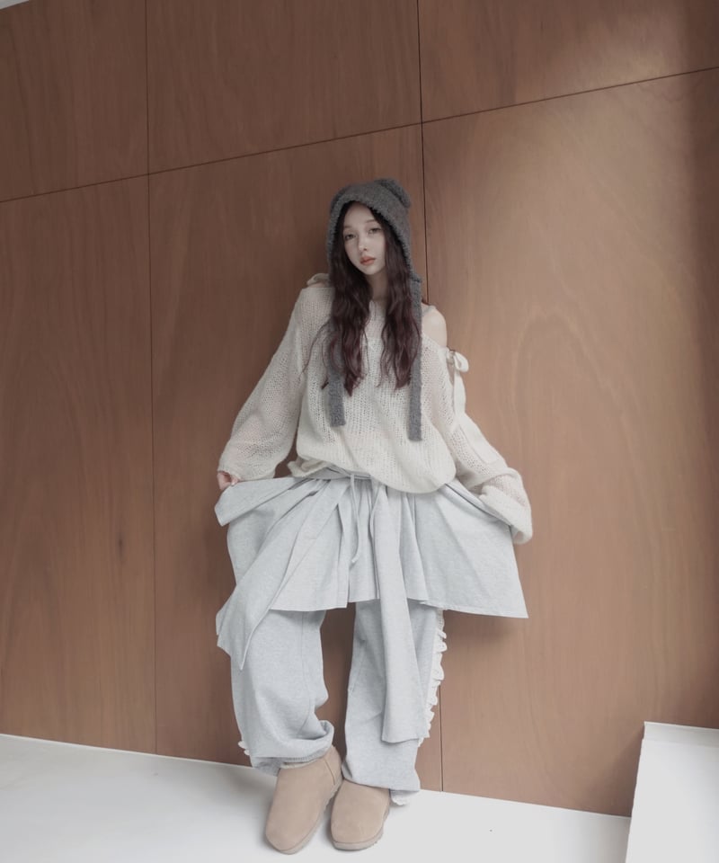 Sweat Gray】ランダムスカート / Random Skirt | FICTION T