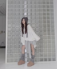 【Sweat Gray】ランダムスカート / Random Skirt