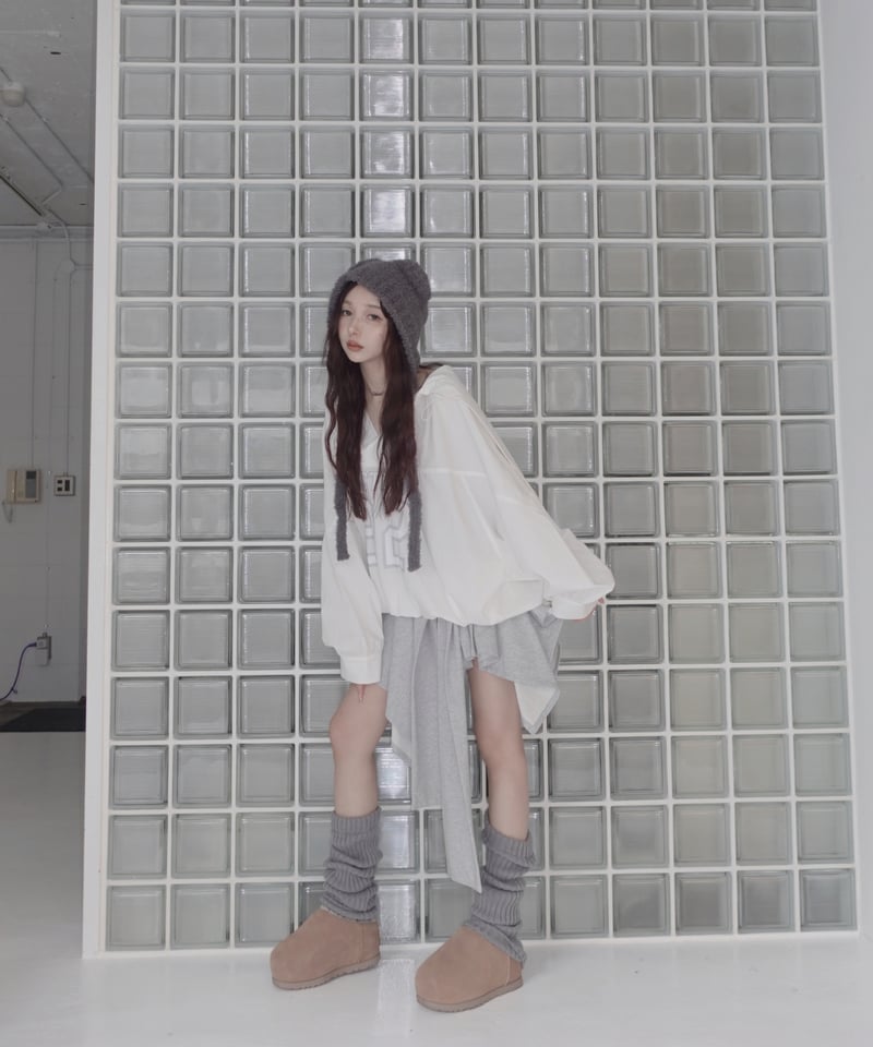 Sweat Gray】ランダムスカート / Random Skirt | FICTION T