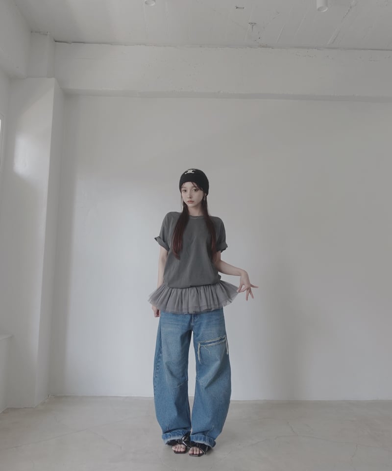 バレルデニム BarrelLeg Denim Blue】バレルデニム / BarrelLeg Denim | FICTION TOKYO