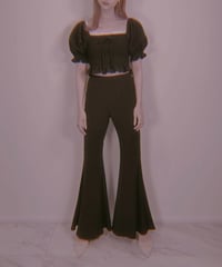 スプリングハイウェストフレアパンツ　Spring High Waist Flare Pants