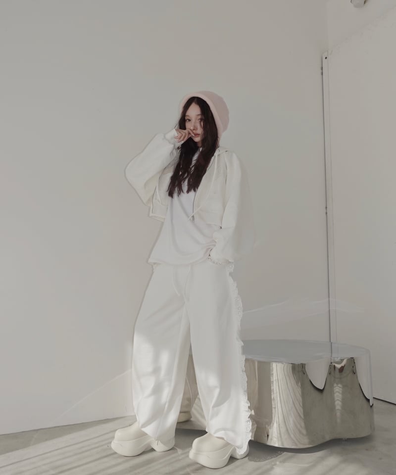 Milk】ハートジップアップフーディー /Heart Zip-up Hoodie | FIC