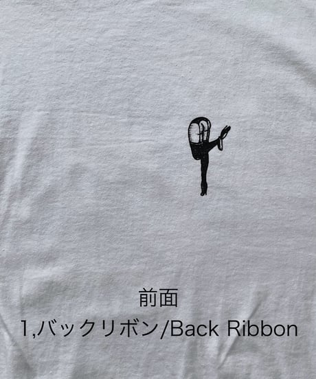バックリボンTシャツ /Back Ribbon T-Shirts
