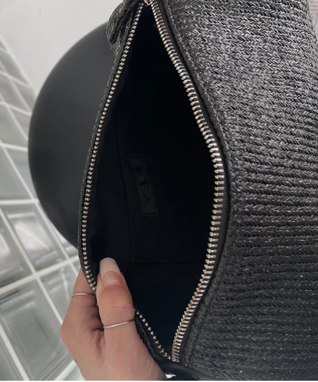 Bijou Ribbon Round Bag / ビジューリボンラウンドバッグ