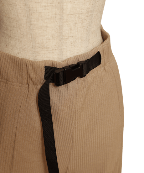 Front Slit Belt Pants　リブスリットパンツ