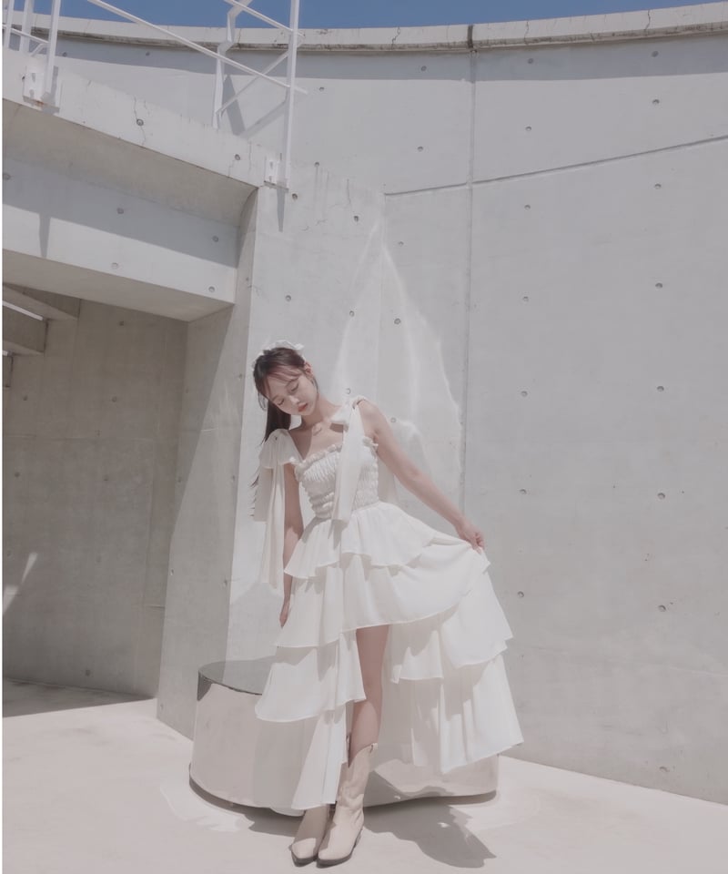 Milk】サマーロングドレス / Summer Long Dress | FICTION T