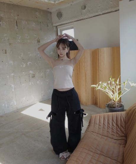 ポイントレースベアトップ/Point Lace Bandeau Top
