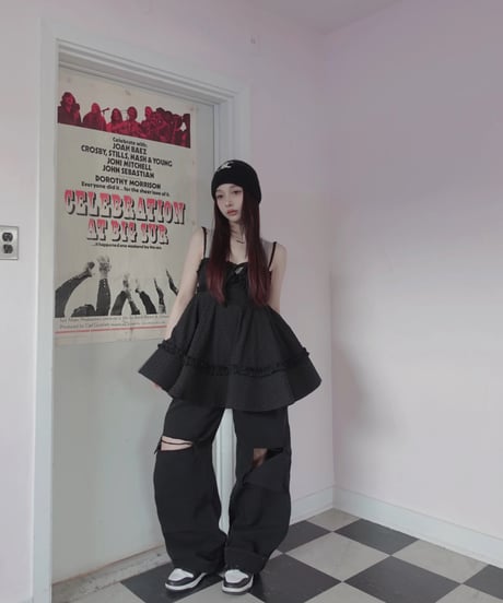 ［Black］2wayデニム / 2way Denim