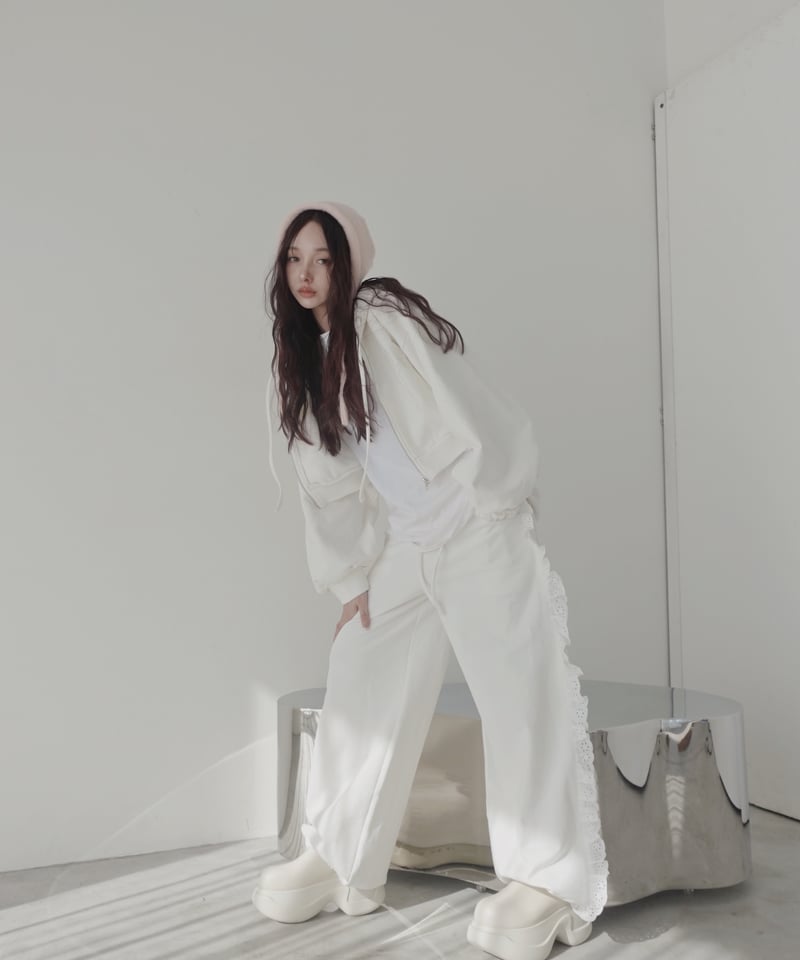 Milk】ハートジップアップフーディー /Heart Zip-up Hoodie | FIC